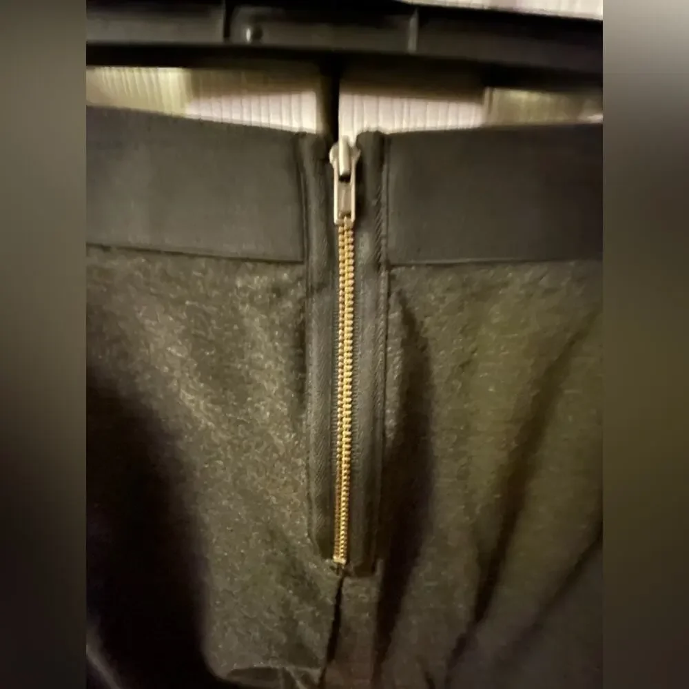 J CREW Grey Back Zip Pixie Pants Size 6S